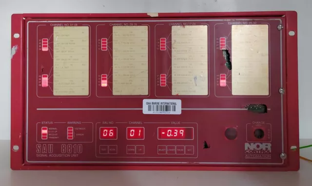 Nor Control Automatisation SAU 8810 Signal Acquisition Unité Rouge Couleur