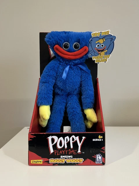Poppy Playtime Smiling Huggy Wuggy Plush 14” Tall Series 1 NEW
