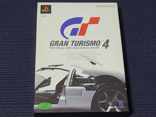 Sony PlayStation2 Gran Turismo 4 Retro Game Korean Version for PS2 Console_UK