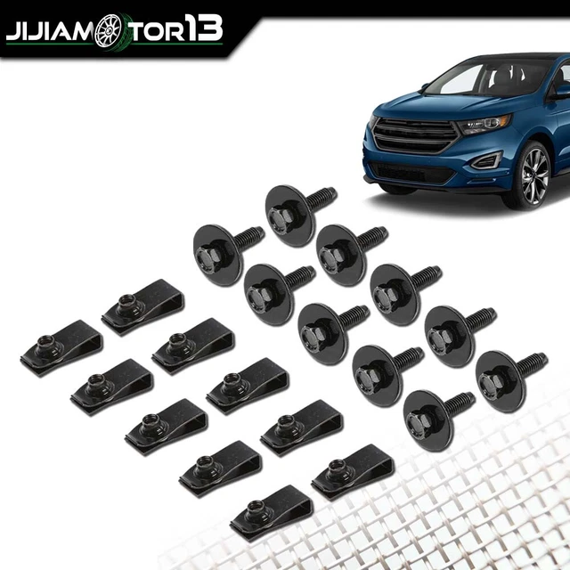 10 Pair Body Bolts & U-nut Clips- M6-1.0 X 25mm- 10mm Hex Fit For Ford 1980-2016 - Foto 11