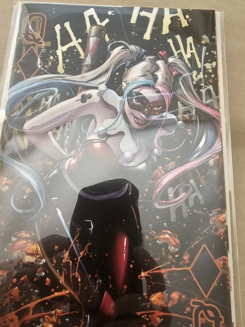 Harley Quinn 31 Masquerade Clayton Crain Virgin Ltd 444 With COA NM- IN HAND