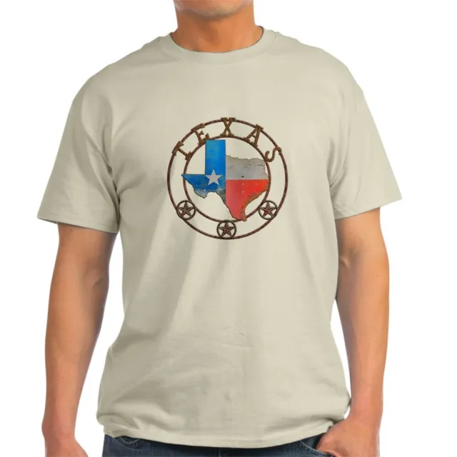 CafePress Texas Wrought Iron Barn Art T Shirt 100% Cotton T-Shirt (536855078)