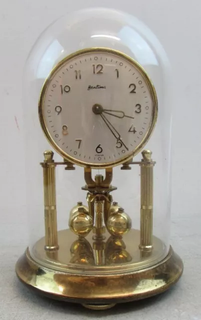 Bentima - Small Mechanical Anniversary Clock - Not Working - Spares or Repair