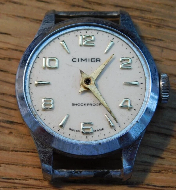 Montre Mécanique G.M.C à Réviser - Mouvement Bloqué - Pièces Détachées Ou Restauration