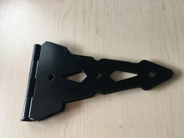 1  LARGE BARN / SHED DOOR / GATE  STRAP HINGE (8" folded)  Metal Iron Decorative
