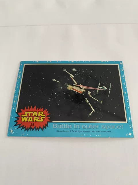 1999 Topps Star Wars Chrome Archives #28 Battle In Outer Space! Nice Card!!