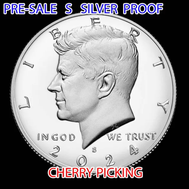 🔥 2024 S SILVER Proof John F Kennedy Half Dollar US Mint ⭐Pre-Sale April 23rd⭐