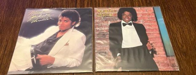 Michael Jackson OG Lp Lot, Thriller And Off The Wall - Epic Label