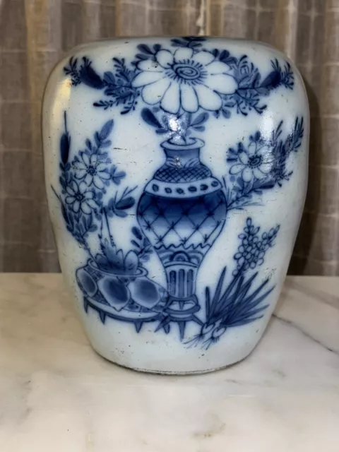 Antique Chinese Celadon Vase Ginger Jar Urn