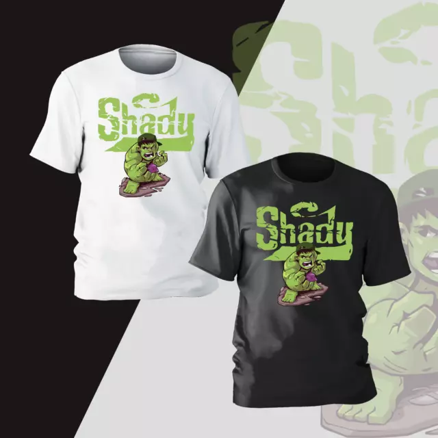 Hulk Eminem Slim Shady Parody T-shirt Unisex Tee Gift Funny Kid Mens Present Tee