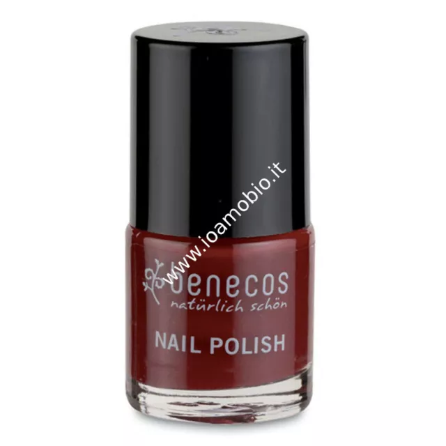 Smalto Unghie - Cherry Red 9 ml - Benecos rosso ciliegia