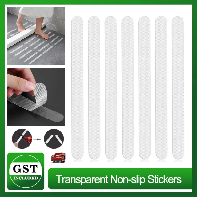 12/36x Anti Slip Bath Grip Stickers Non Slip Shower Strips Pad Floor Safety Tape