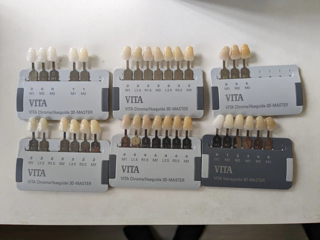 Vita Linearguide 3D-Master Dental Shade Guide (No box) (Missing 1 Part)