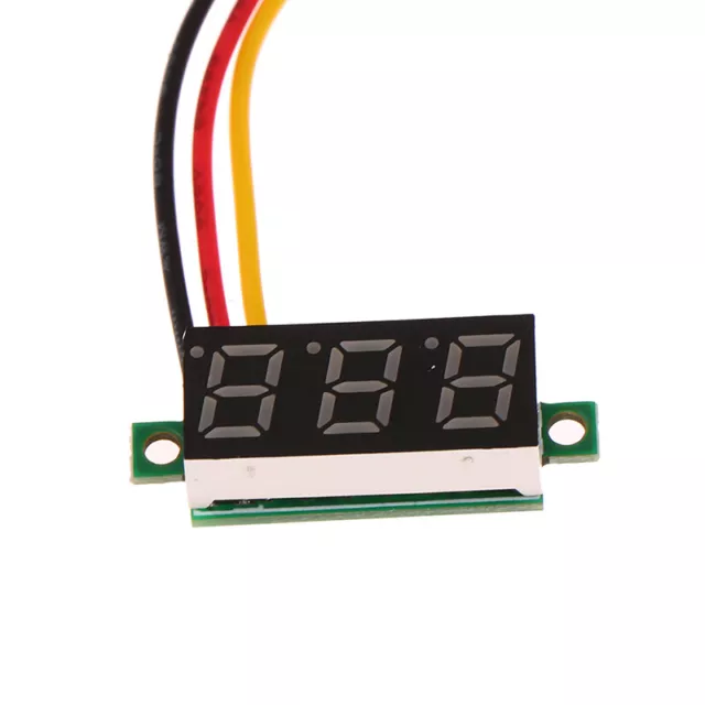 1Pc 0.28 Inch DC LED Digital Voltmeter Adjustable DC 0-100V Voltage Met$g