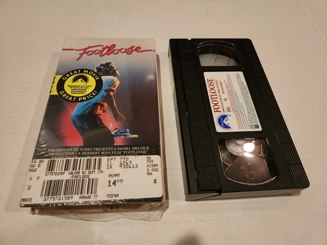 Footloose Vhs 1984 Dancing Drama Romance Kevin Bacon Lori Singer ...