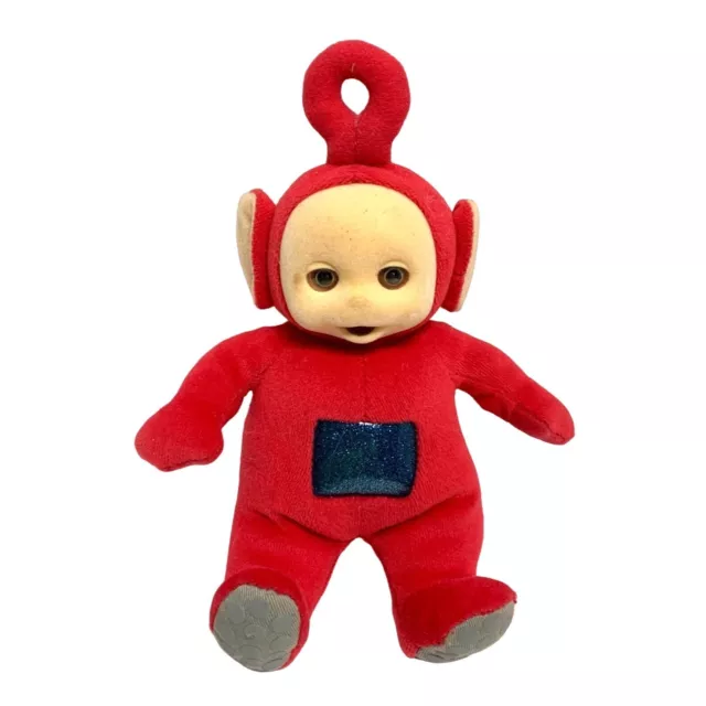 Eden Teletubbies Red Plush Stuffed Animal Doll Toy 8 in Tall Po Vintage