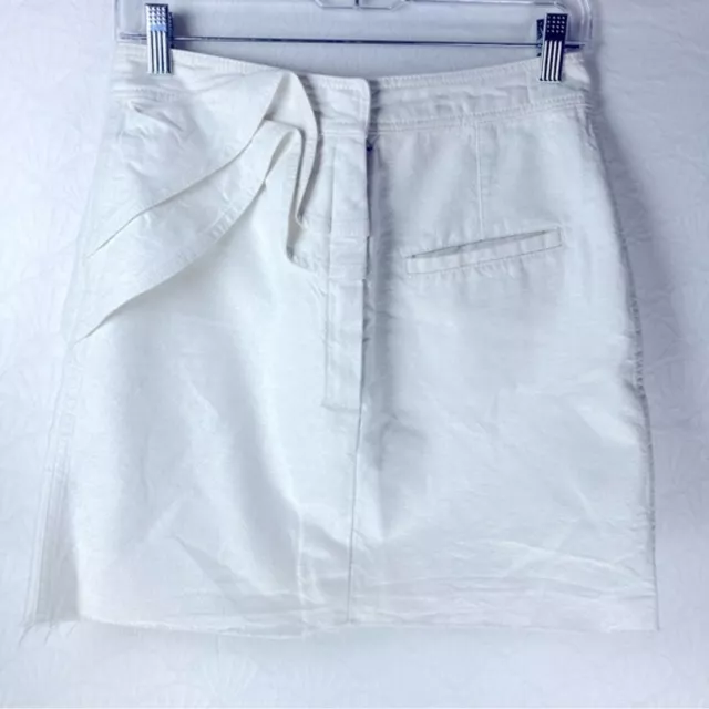 IRO White w/ Metallic Mini Skirt (size 40)