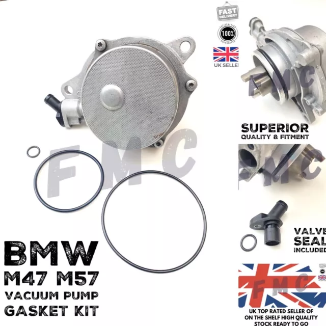 BMW Vacuum Pump Gasket 2.0 3.0 Diesel M57 M47 1 3 5 Series X3 X5 E87 E90 E60 E53