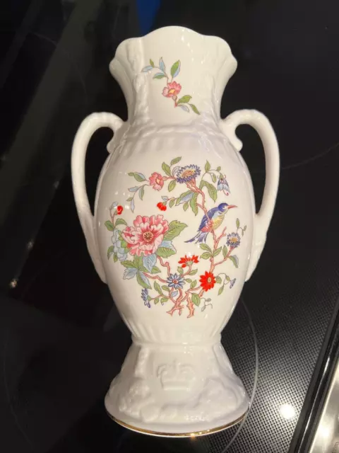Aynlsey Pembroke Large Handled Vase - Ltd. Edition -Jubilee Collection 10.75inch