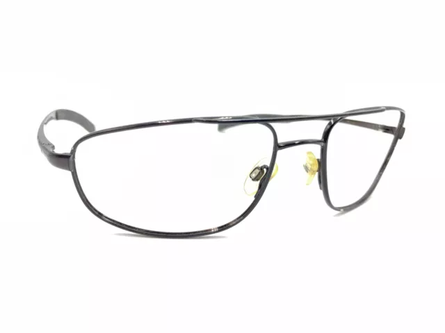 Serengeti Pergusa 6958 Black Rectangle Wrap Sunglasses Frames Italy Men Women
