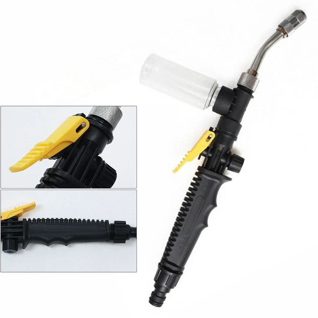 Tête Haute Pression Tuyau Arrosage, Lance à Eau Haute Pression Pour Tuyau Arrosage Hydro Jet Power Washer Nettoyeur Haute Pression Bleu 97226197