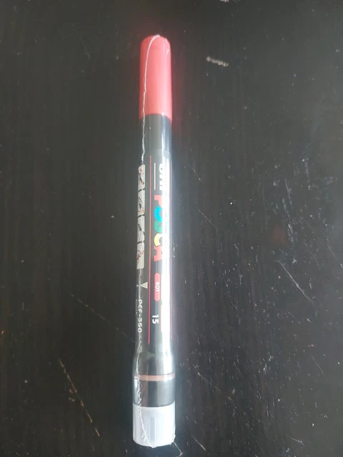 Feutre Posca PCF350 effet Pinceau Rouge Neuf