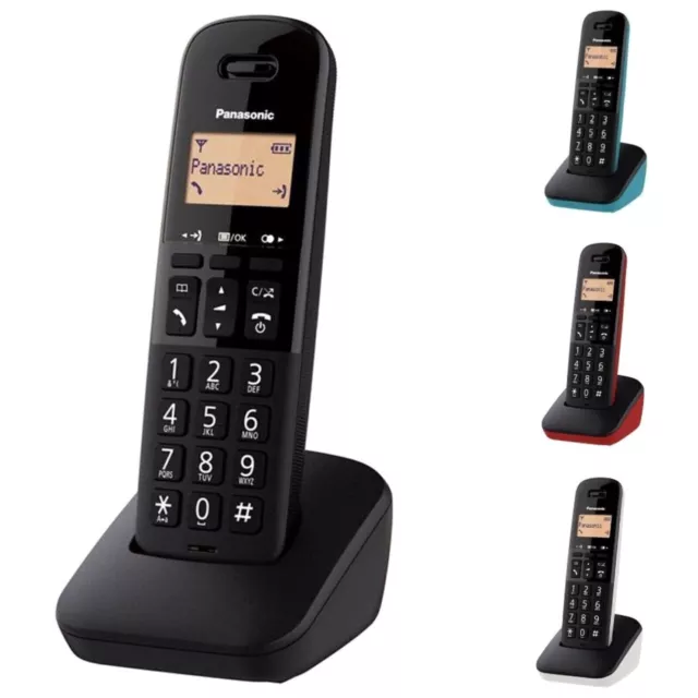 Telefono cordless PANASONIC senza fili per la casa da ufficio tavolo lavoro dect