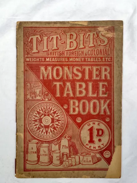 ANTIQUE READY RECKONER ‘Titbits Monster Table Book’ $13.03 - PicClick