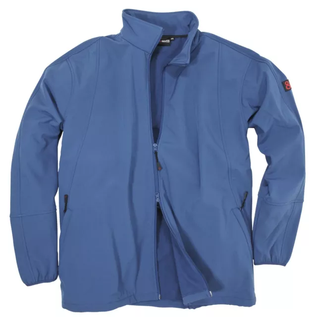 Softshell-Jacke Arosa in großen Größen, royalblau