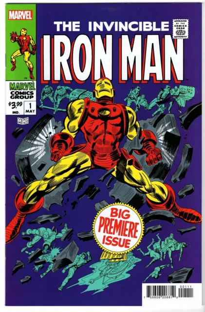 Invincible Iron Man # 1 (Marvel)2023 - Facsimile Edition / Reprint - NM/NM+