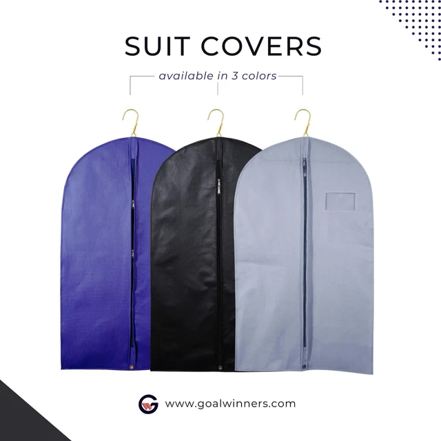 40” Suit Dress Coat Travel Garment Storage Bags Clothes Zip Cover Dust Protector