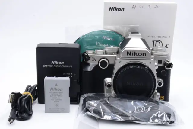 Nikon Df 16.2 MP Digital SLR Camera Silver Body 【Shutter count:306】Near Mint