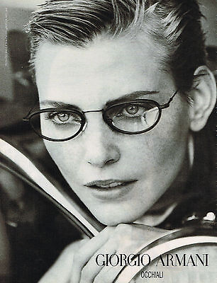 PUBLICITE ADVERTISING   1996     GIORGIO  ARMANI collection lunettes 