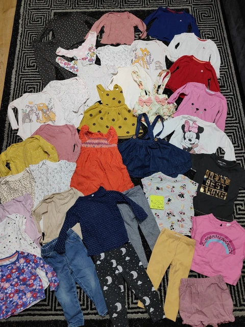 #232💜 Huge Bundle Of Baby Girl Clothes 12-18months NEXT GEORGE TU DISNEY FRED&F