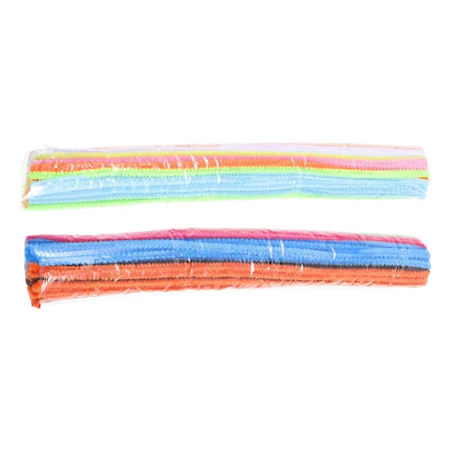 2 paquetes de limpiadores de tuberías 10 colores tallos de oruga fluorescente pipa de oruga Cl