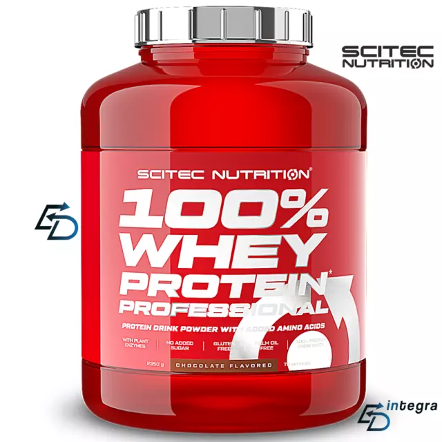 SCITEC NUTRITION - 100% Whey Protein Professional 2350g Proteine Siero del Latte