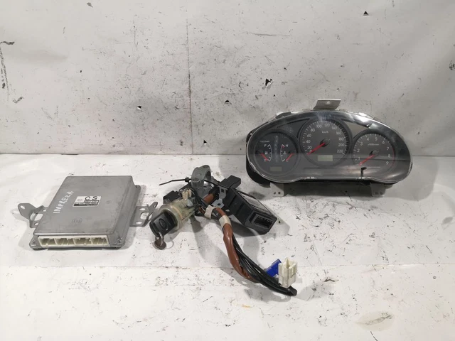 Subaru Impreza II 2007 Benzina Motore ECU Kit E Serratura Set 88205SA030 PRE7078