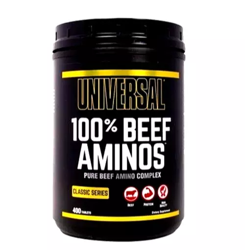 Universal Nutrition 100% Beef Aminos 400 Tabletten Beef Protein Isolat