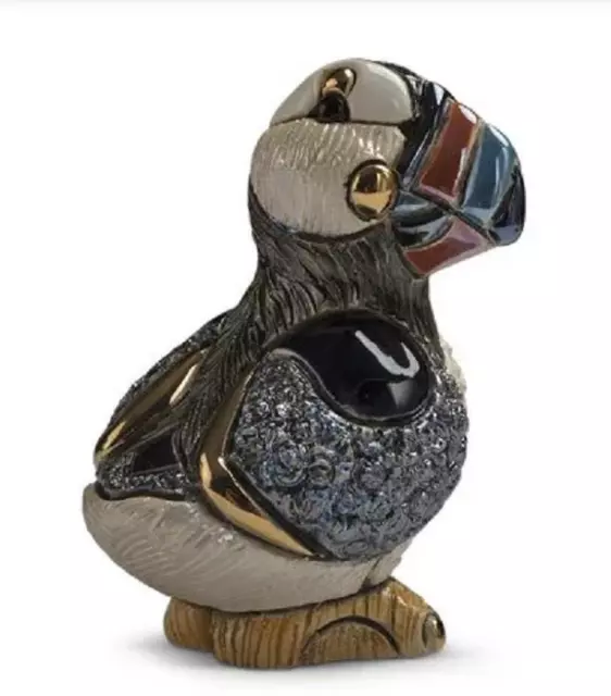 Baby Puffin Bird Artesania Rinconada 2018 Figurine New F350RD De Rosa Gift Boxed