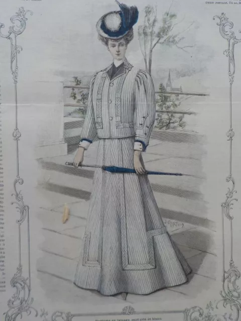 JUGENDSTIL und MODE aus Paris: La Mode Illustrée. 38-1906