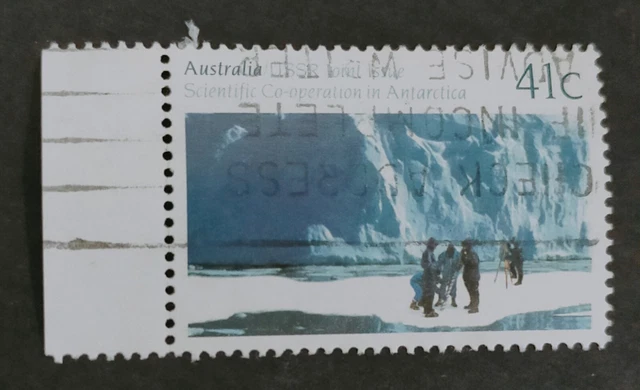 Australian Stamp USED 1990 Australia -USSR Scientists Cooperation in Antartic (1
