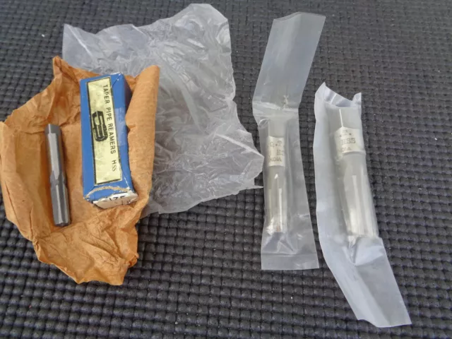 3 -  HSS Taper Pipe Reamers - 1/4, 1/8, 1/16