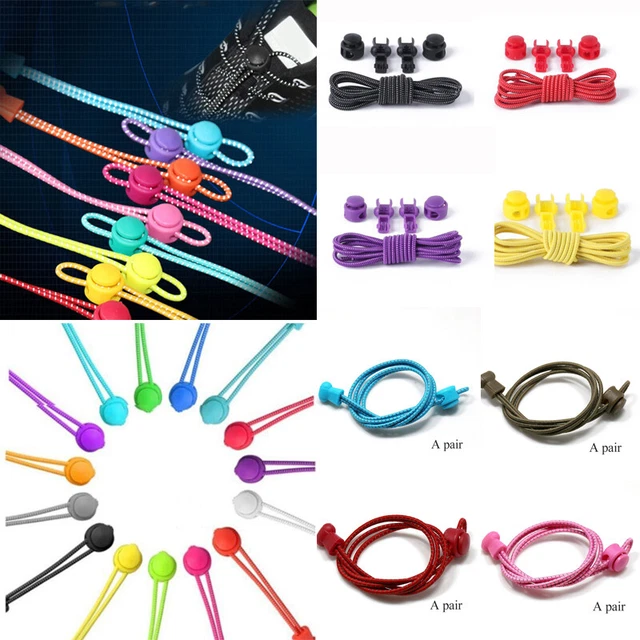 HOMAR Lacci Scarpe Elastici Senza Nodo Stringhe Elastiche Lacci