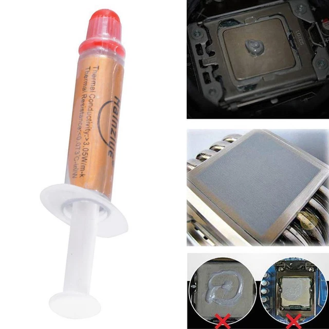 HIGH PERFORMANCE SILVER Thermal Grease CPU Heatsink Compound US Paste