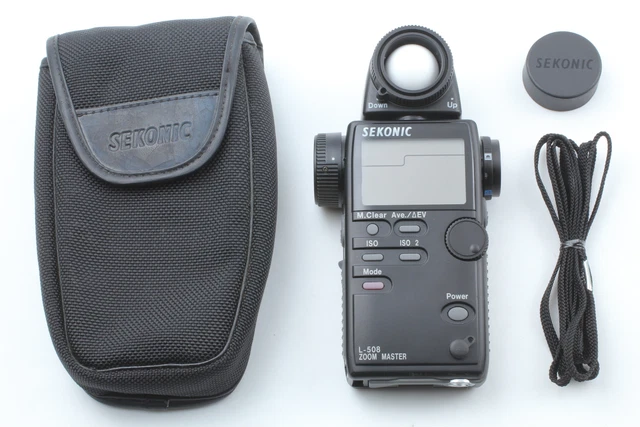 [N MINT in Case] SEKONIC L-508 Zoom Master Digital Light Exposure Meter JAPAN