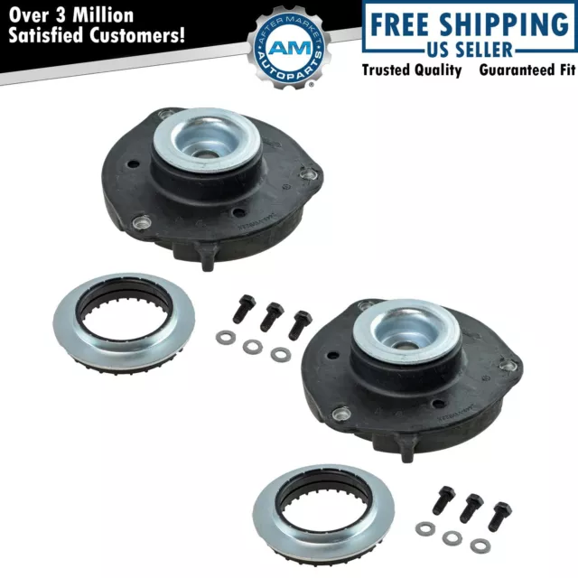 Front Upper Strut Mount Pair LH Driver & RH Passenger Sides for Volkswagen Audi