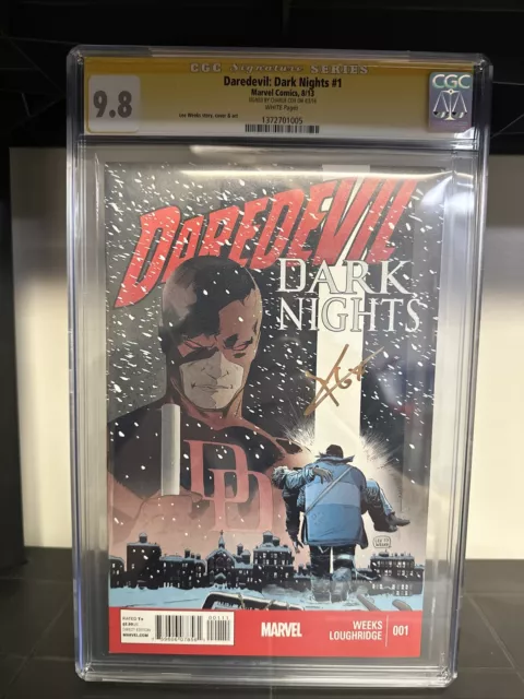 Daredevil Dark Nights #1 Graded CGC 9.8 Signature Series SS Charlie Cox Rare