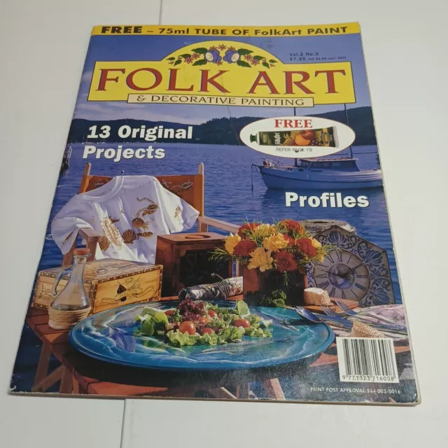 Folk Art & Decorative Painting Craft Magazine, Vol 2 No3 Collector's Edition