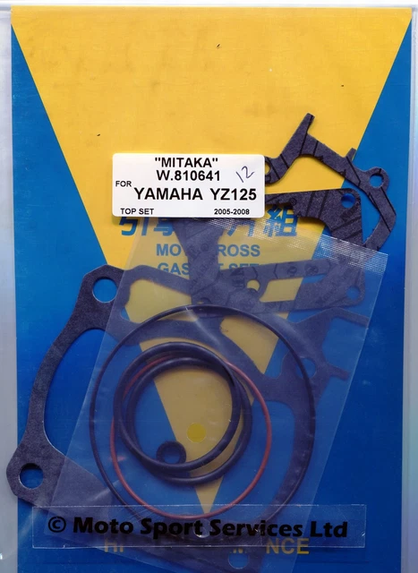 Yamaha 2005-2021 YZ125, 2020-2021 YZ125X Top End Gasket Kit, O-Ring - Foto 5