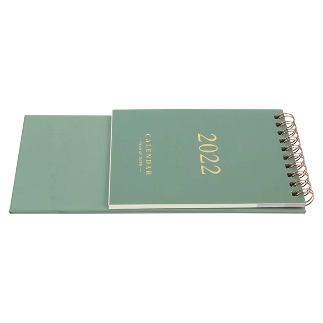 DESKTOP CALENDAR NOTEPAD Planner Man Office Small Calendars Flip £7.99 ...
